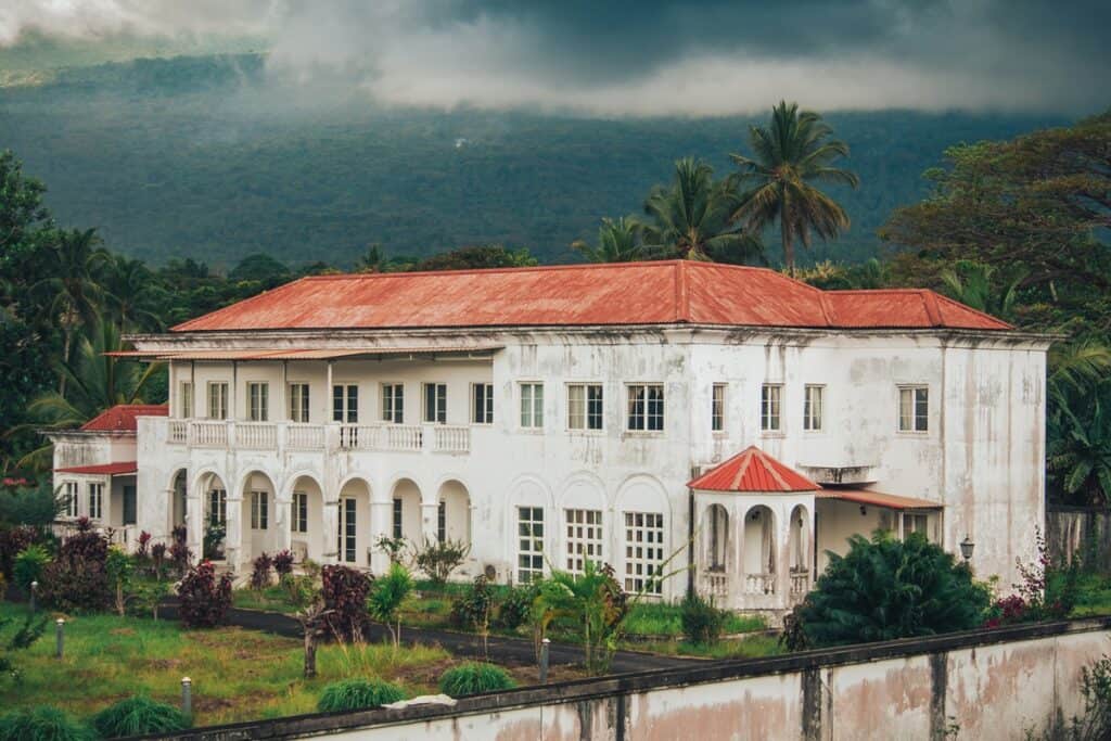 ancienne maison coloniale aux Comores