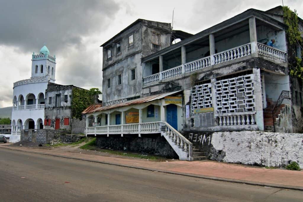 ancienne maison coloniale à Moroni aux Comores