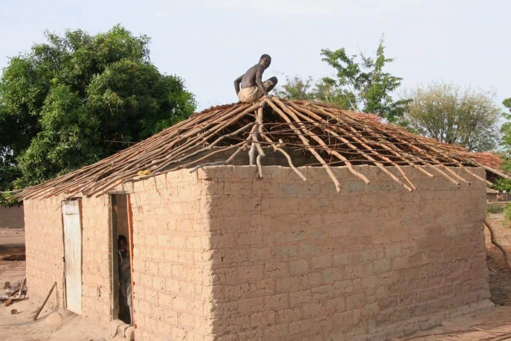 maison typique République Centrafricaine