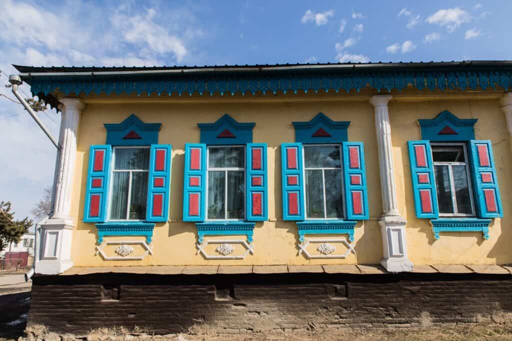 maison traditionnelle de Karakol