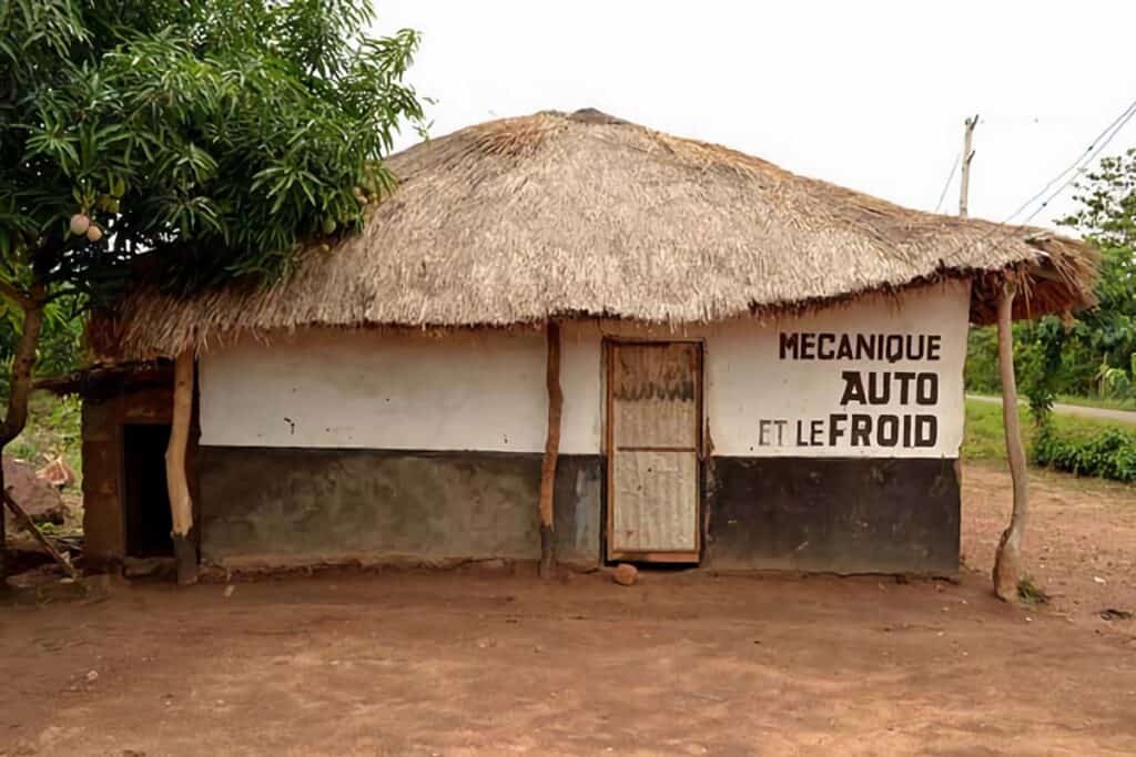 maison typique en République Centrafricaine