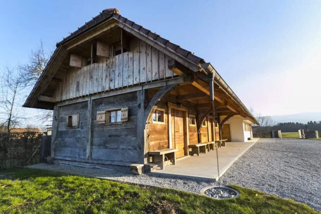 maison traditionnelle slovène en bois