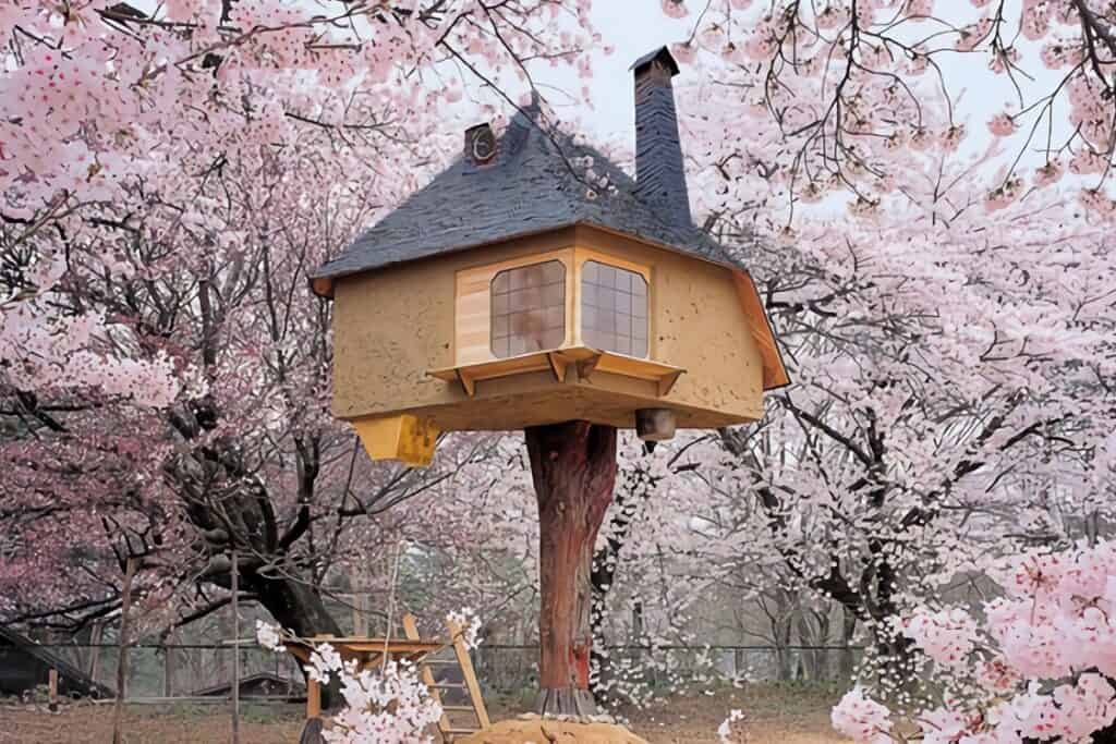 magnifique cabane perchée