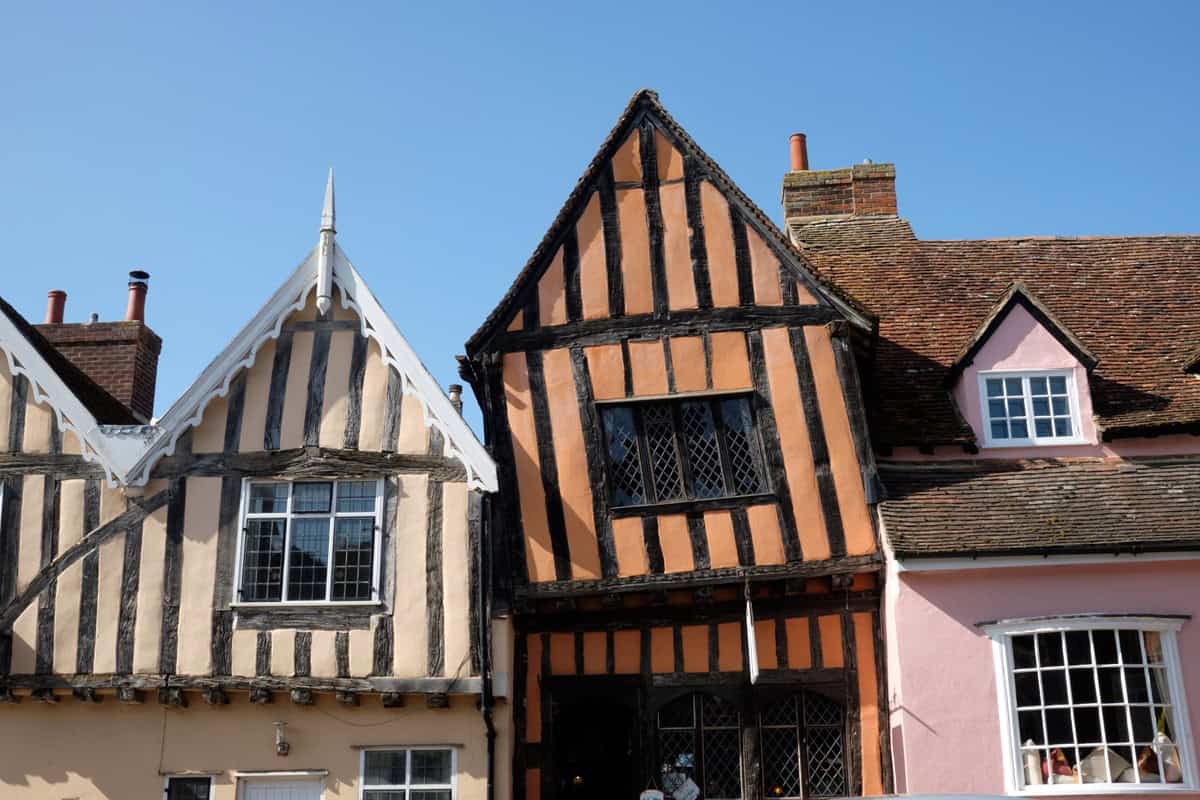 maisons tordues Lavenham