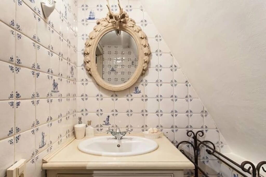 salle de bains style vintage