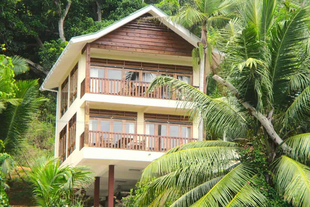 chalet sur pilotis aux seychelles