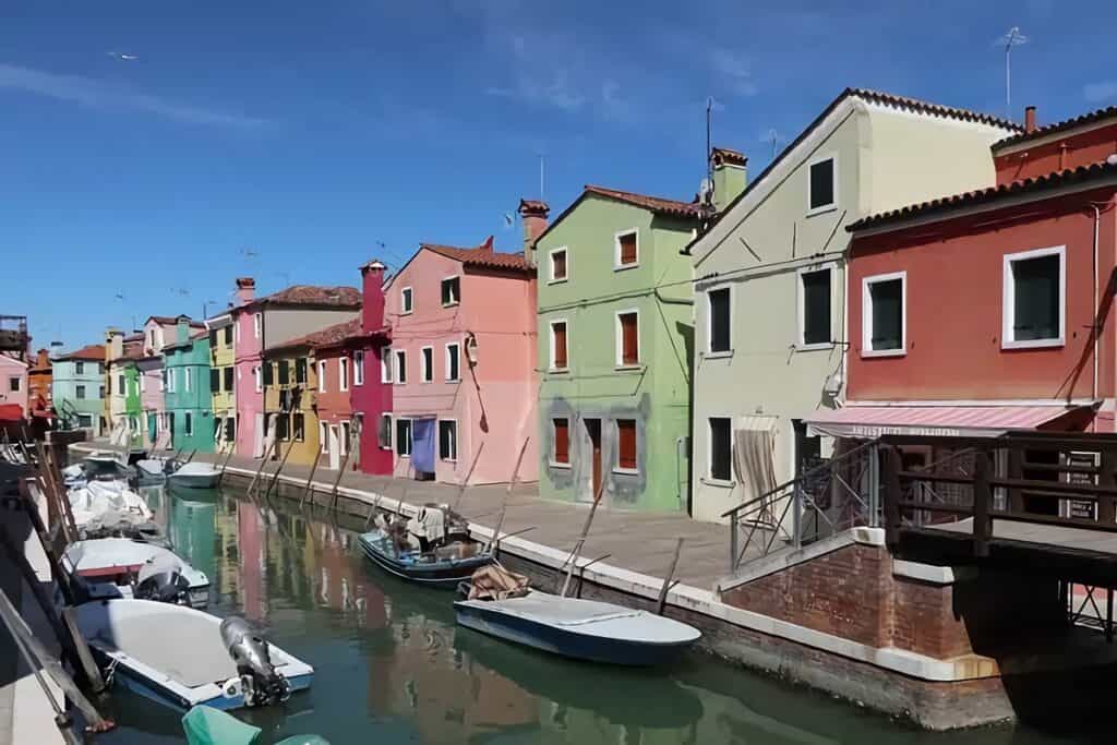 maisons colorées de burano