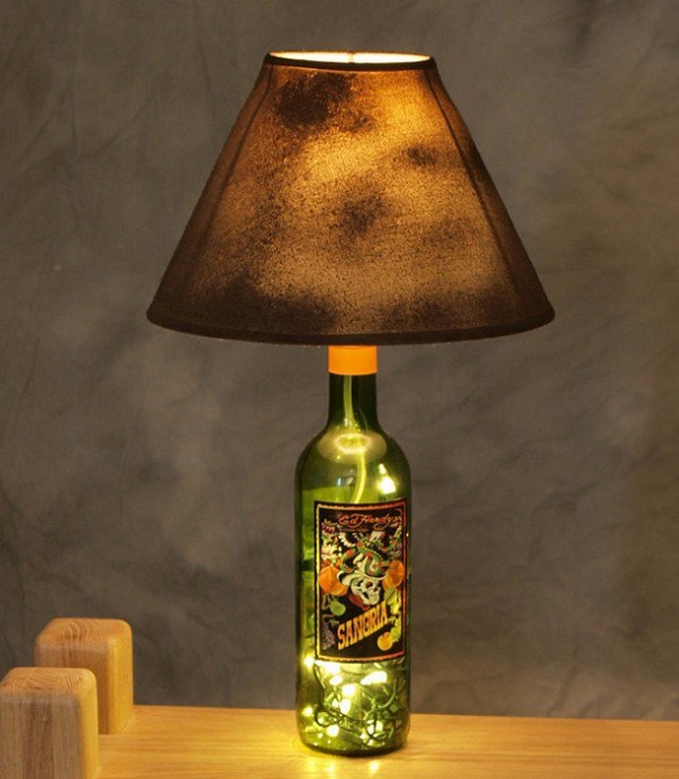 lampe bouteille de vin