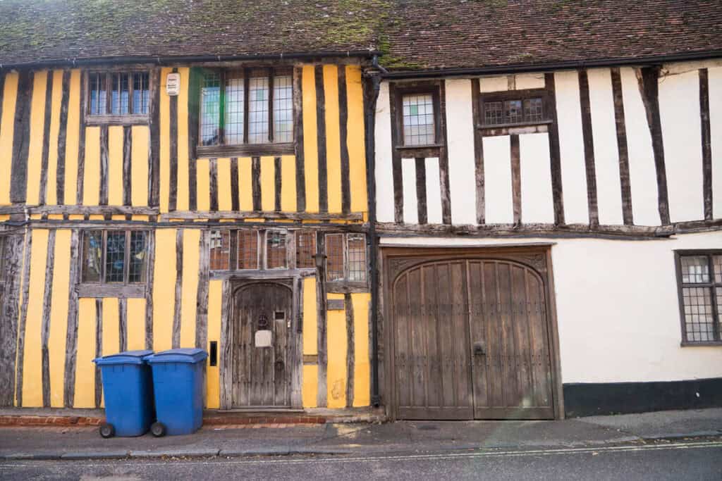 maisons à colombage à Lavenham