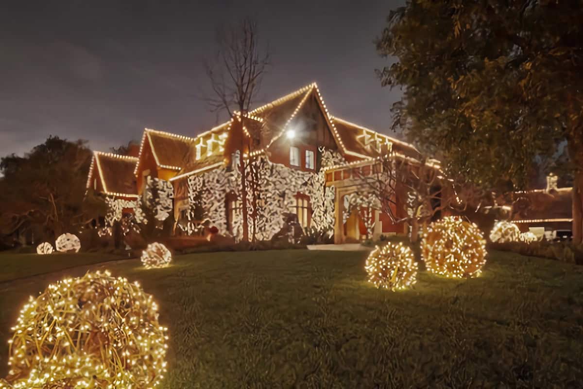 décorations lumineuses maison et jardin