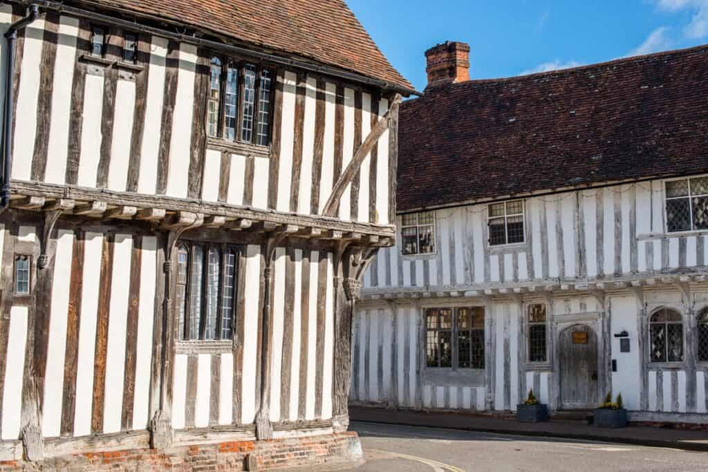 maisons à colombage à Lavenham