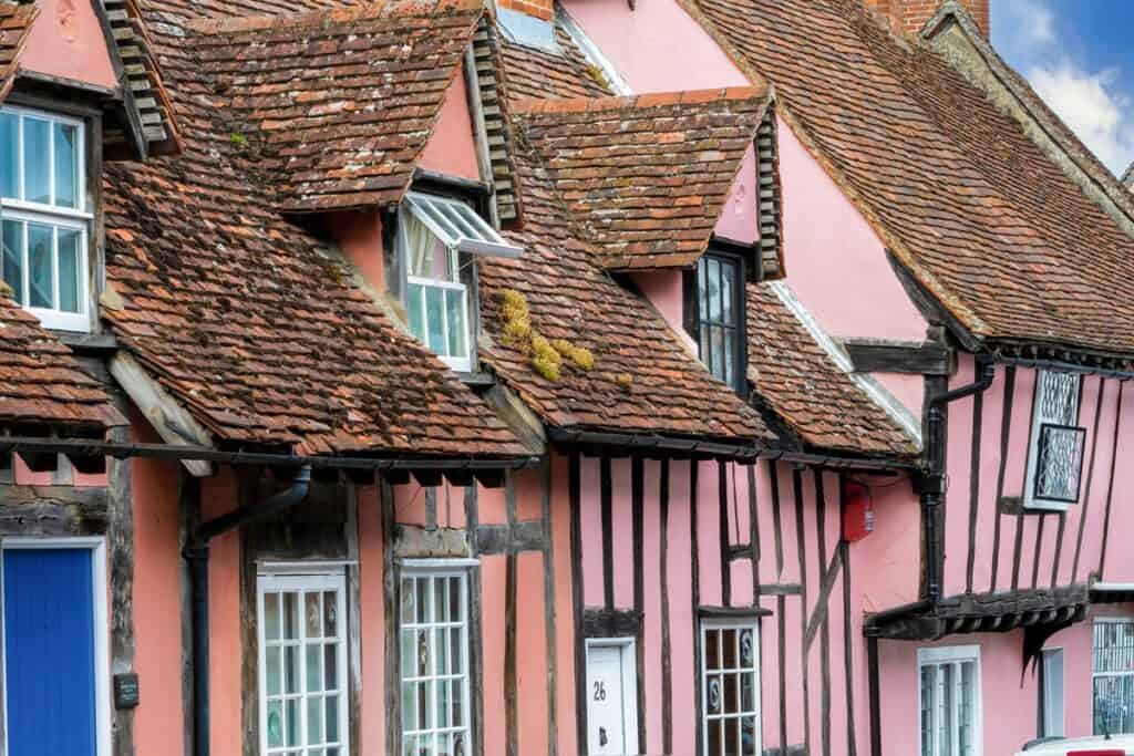 maisons à colombage à Lavenham