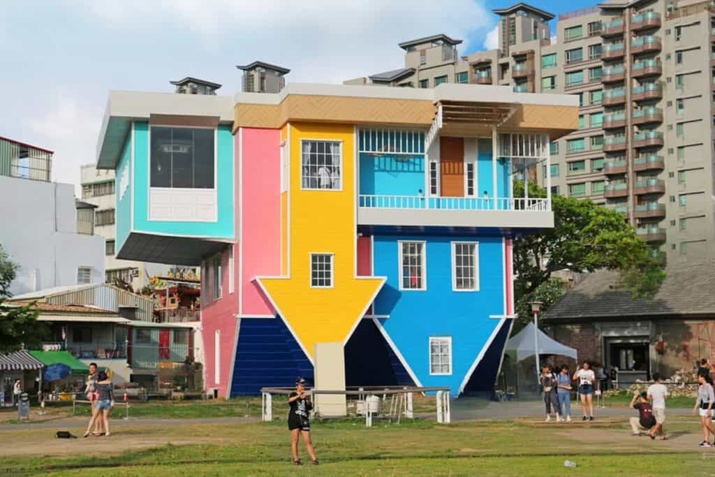 maison à l'envers de Taiwan