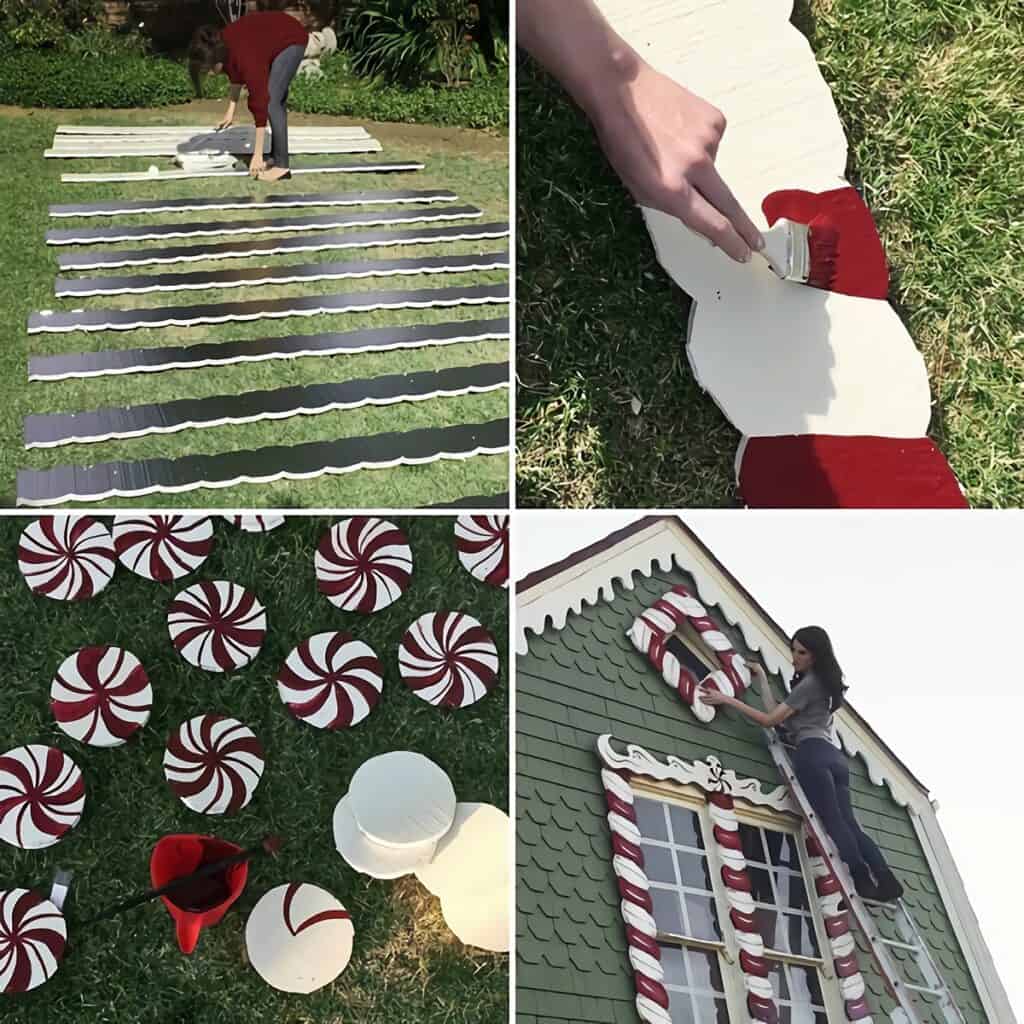 décoration d'une maison en Hansel et Gretel