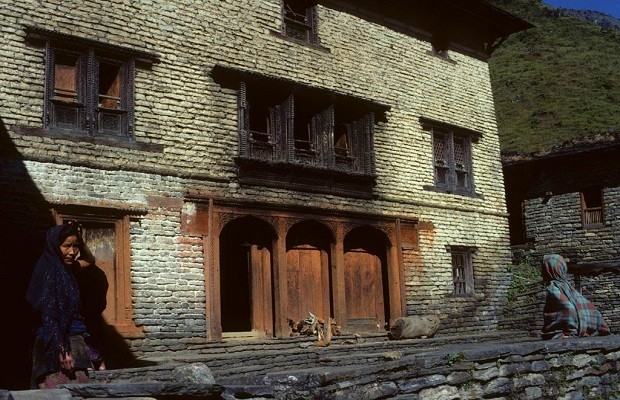 maison typique népal