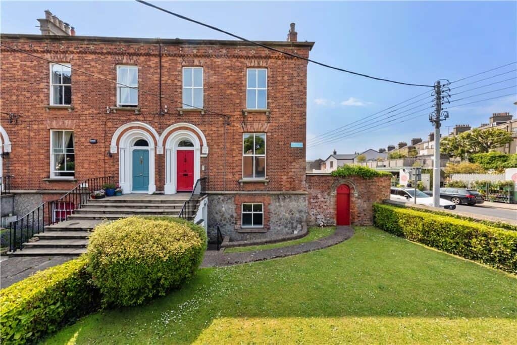 maison victorienne en brique à Dublin