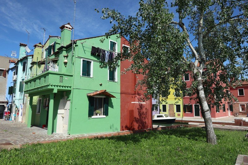 maison colorée burano
