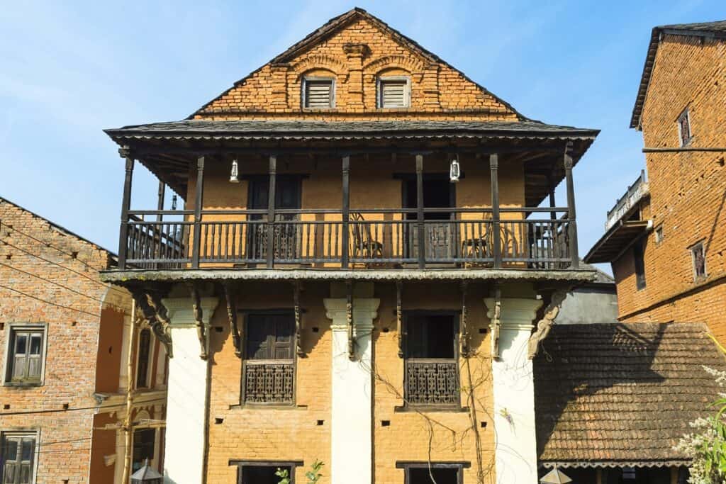 La maison traditionnelle Newari de la vallée de Katmandou