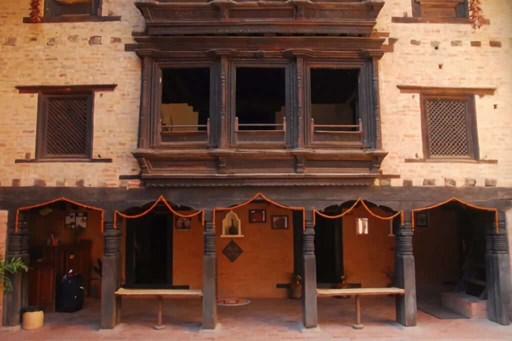 façade maison Newari