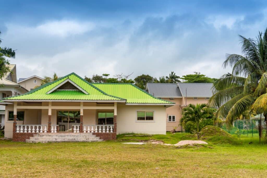 maison moderne aux Seychelles