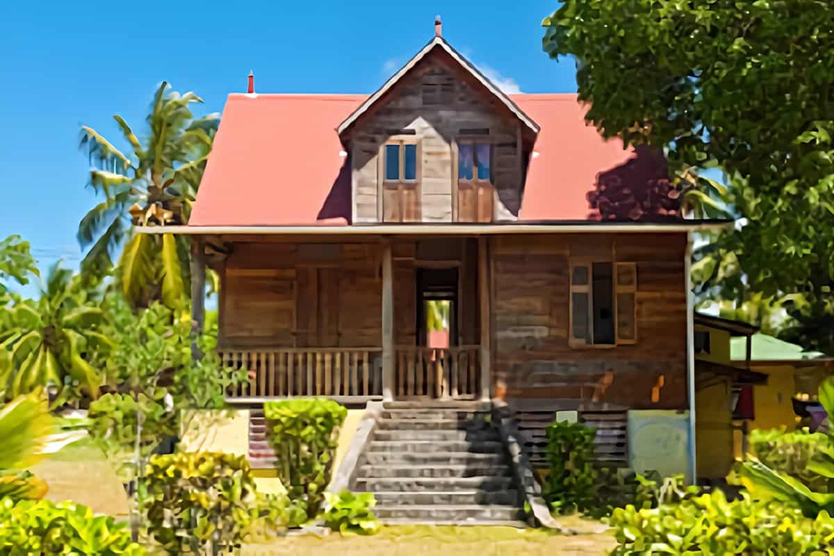 maison traditionnelle seychelloise