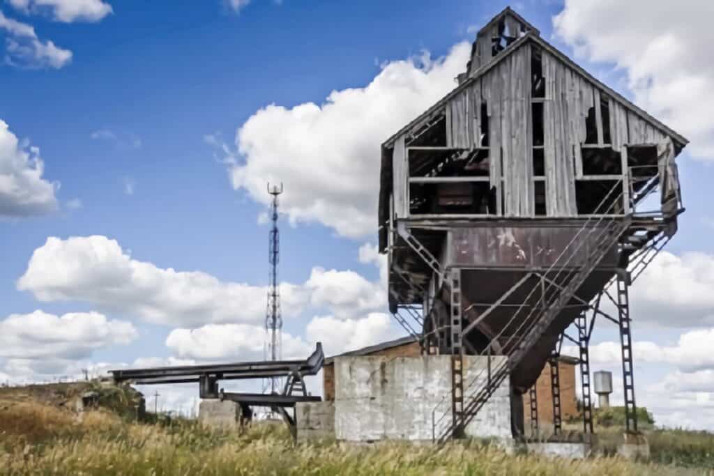 bâtiment abandonné en Russie