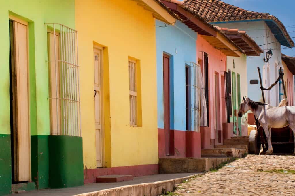 maisons colorées à Trinidad