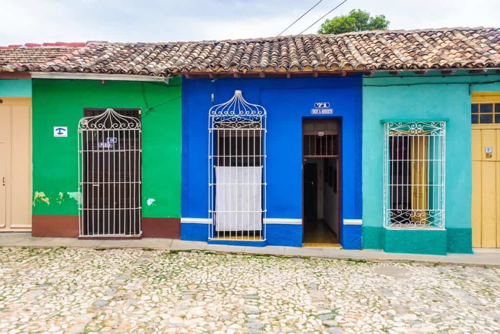 maisons colorées à Trinidad