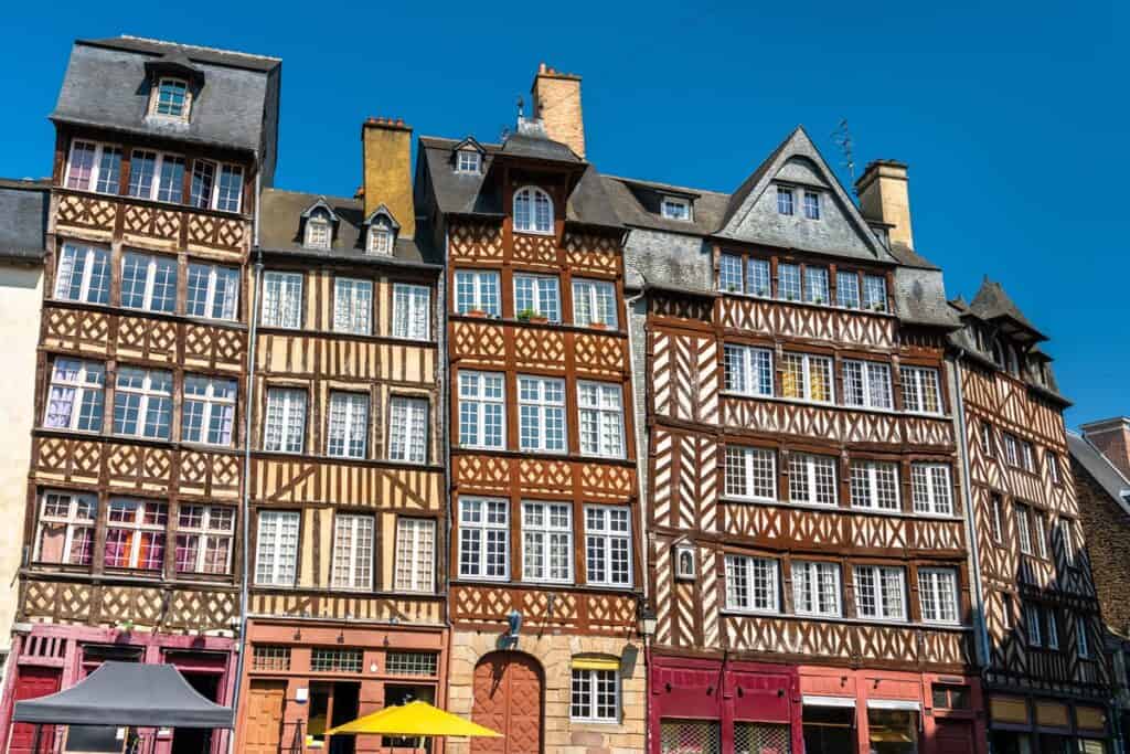 Maisons à pans de bois à Rennes