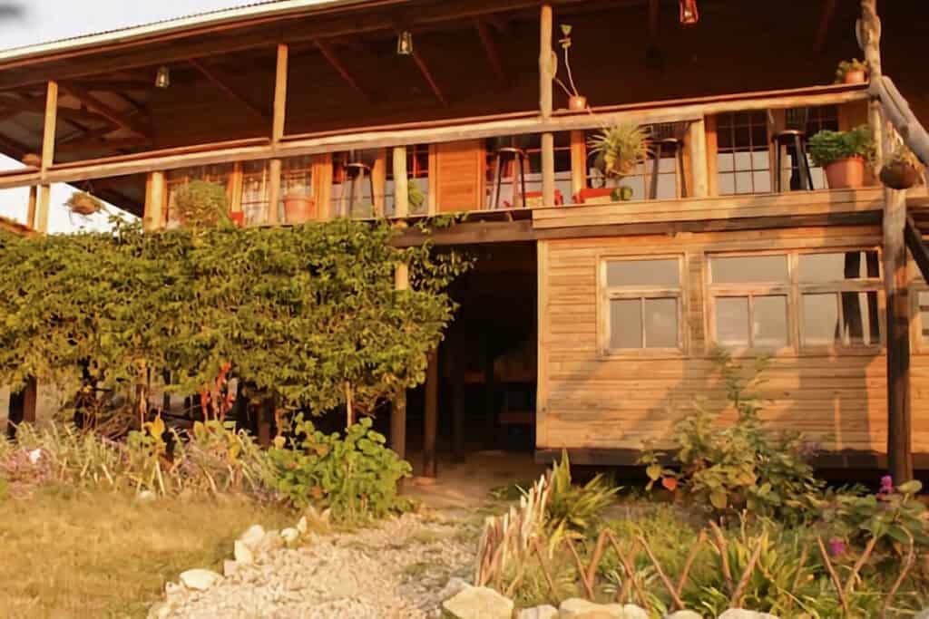 façade maison en bois