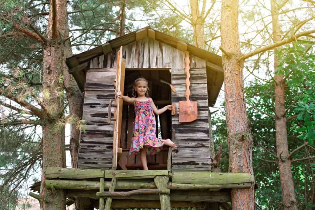 cabane enfant en hauteur