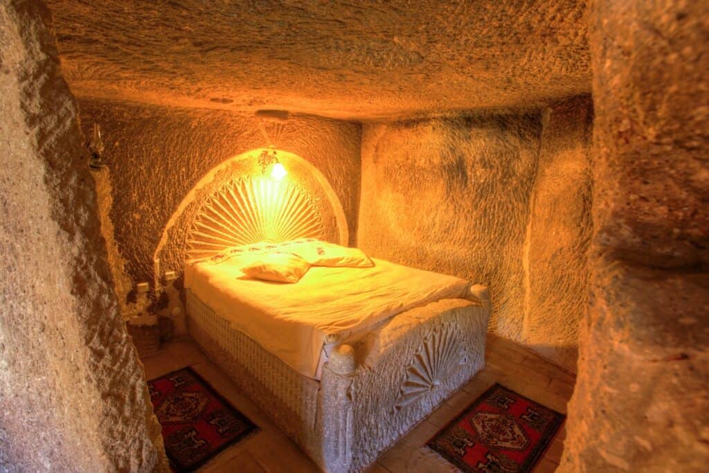 chambre maison troglodyte en Cappadoce