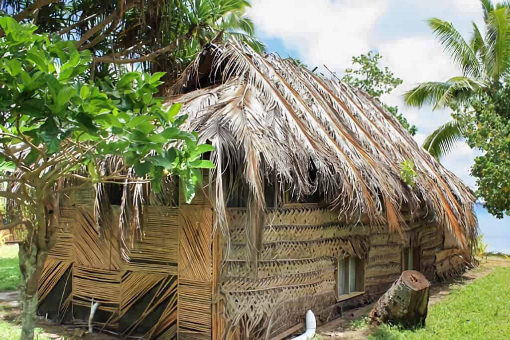 maison traditionnelle Tonga