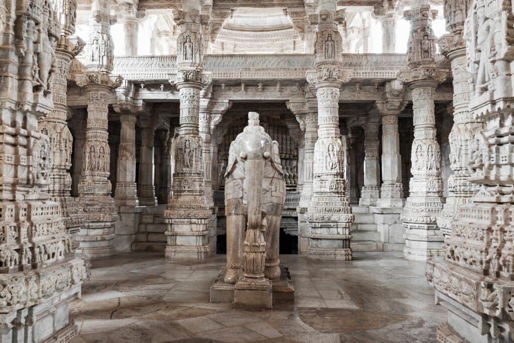 piliers du temple de Ranakpur