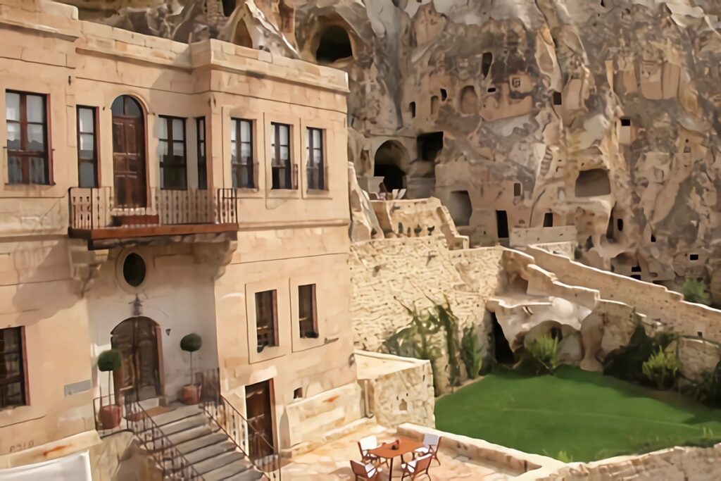 hôtel troglodyte turquie