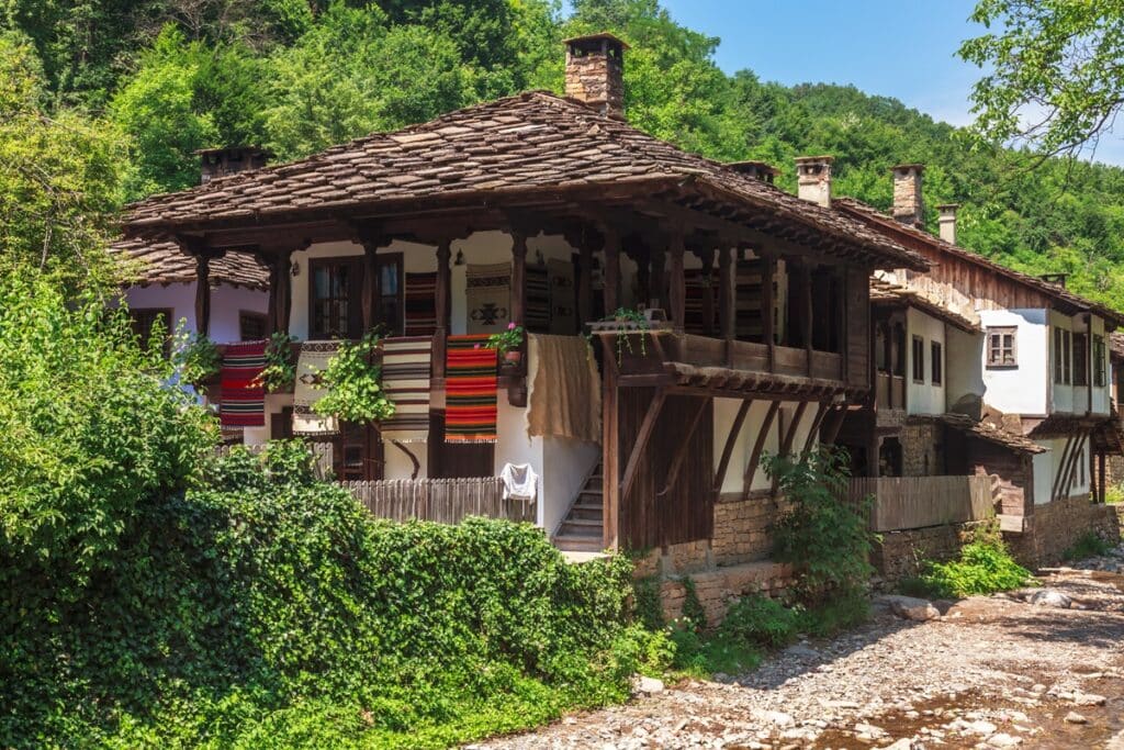 maison traditionnelle en Bulgarie