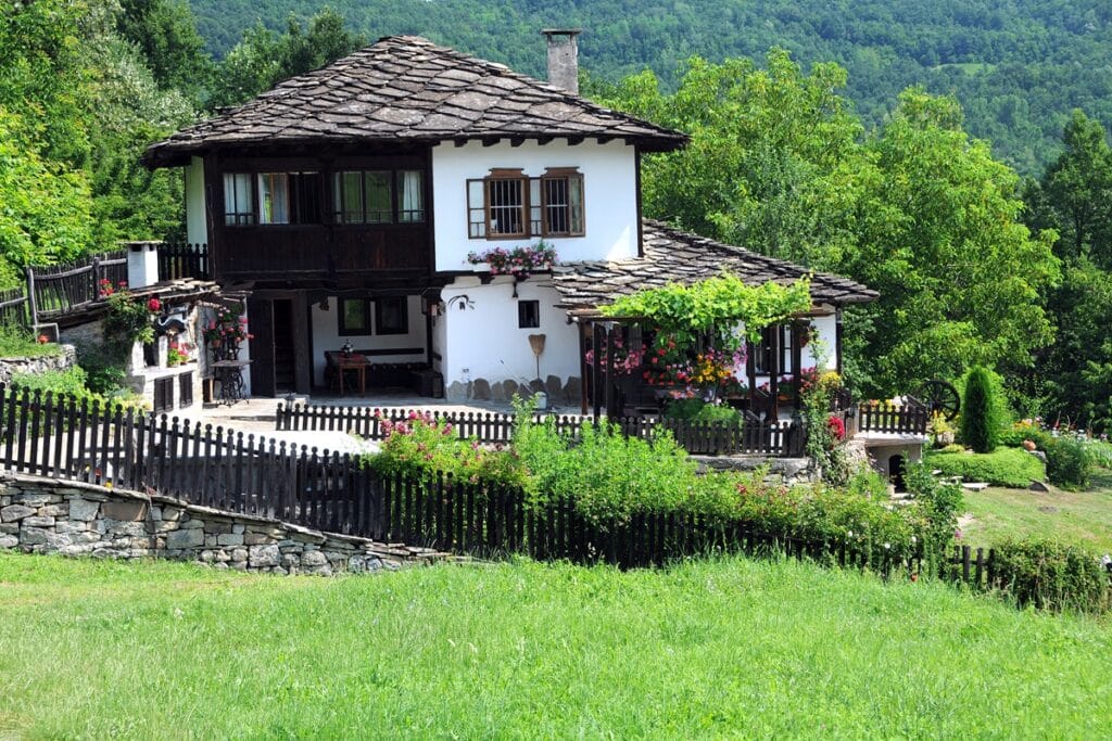 maison traditionnelle en Bulgarie