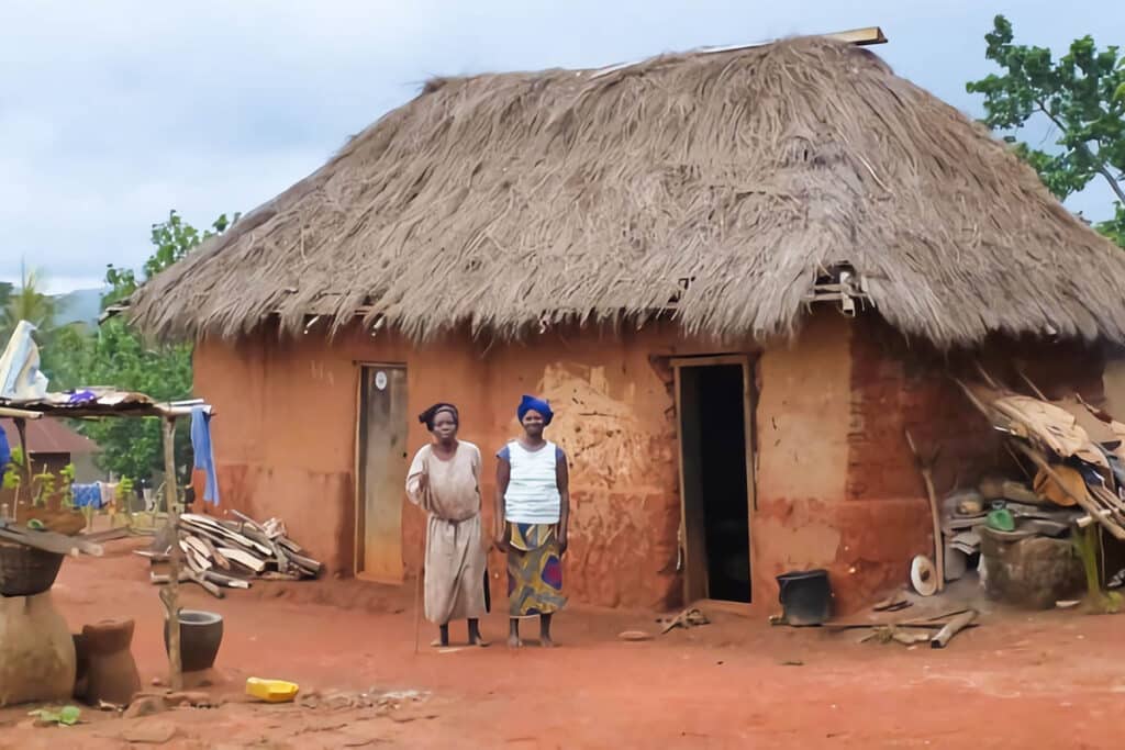 maison en banco au Togo