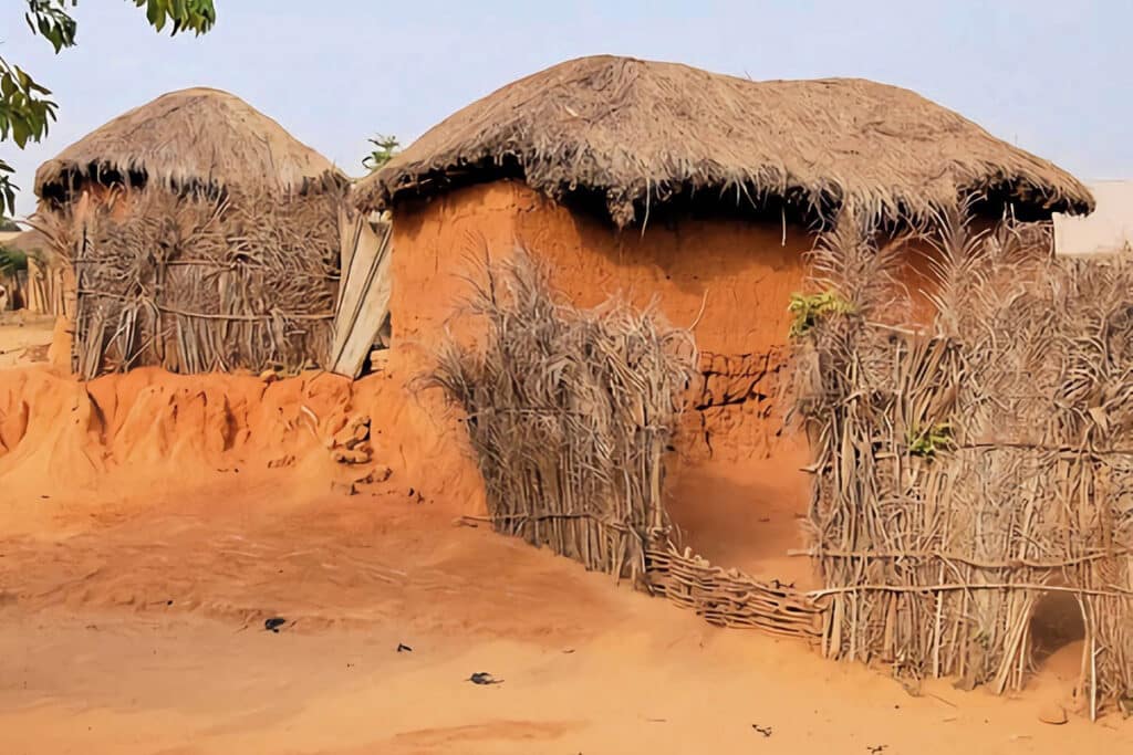 maison en banco au Togo