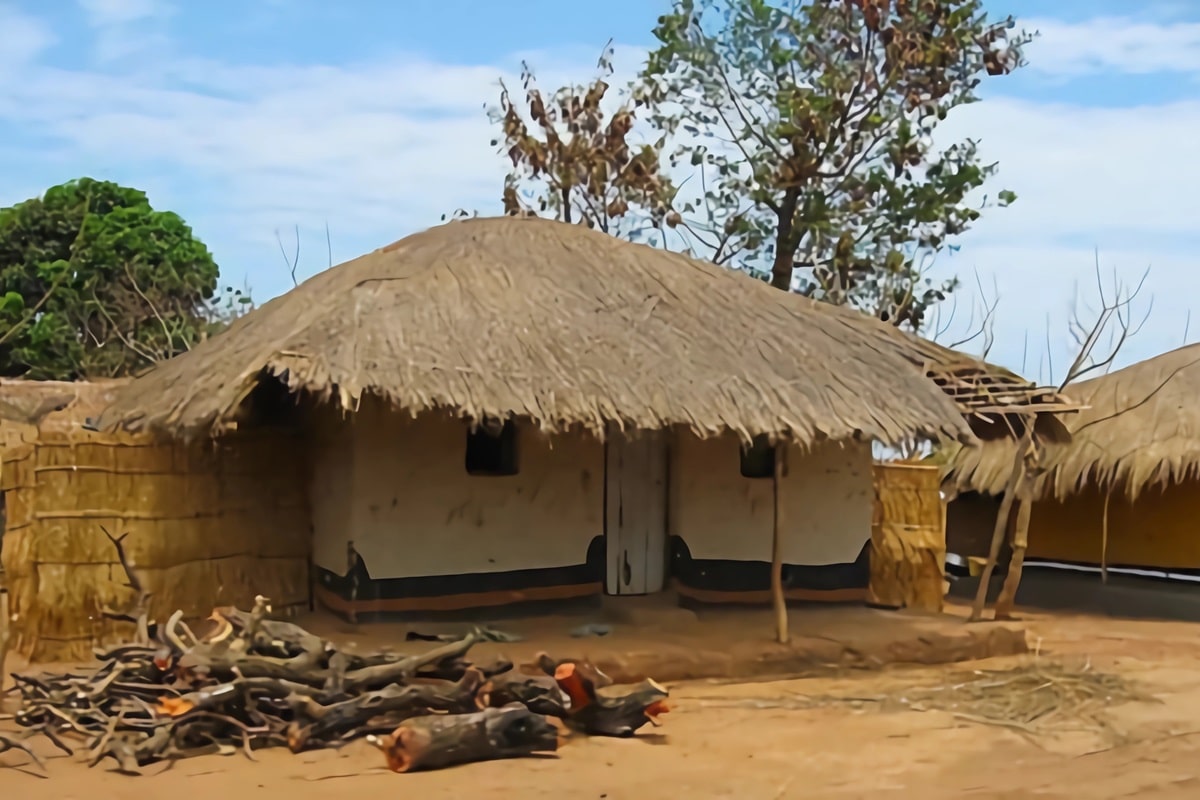 maison typique au Malawi