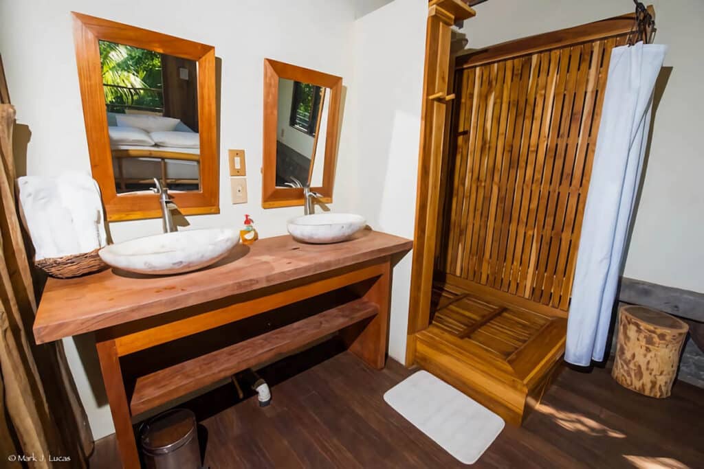 salle de bain en bois