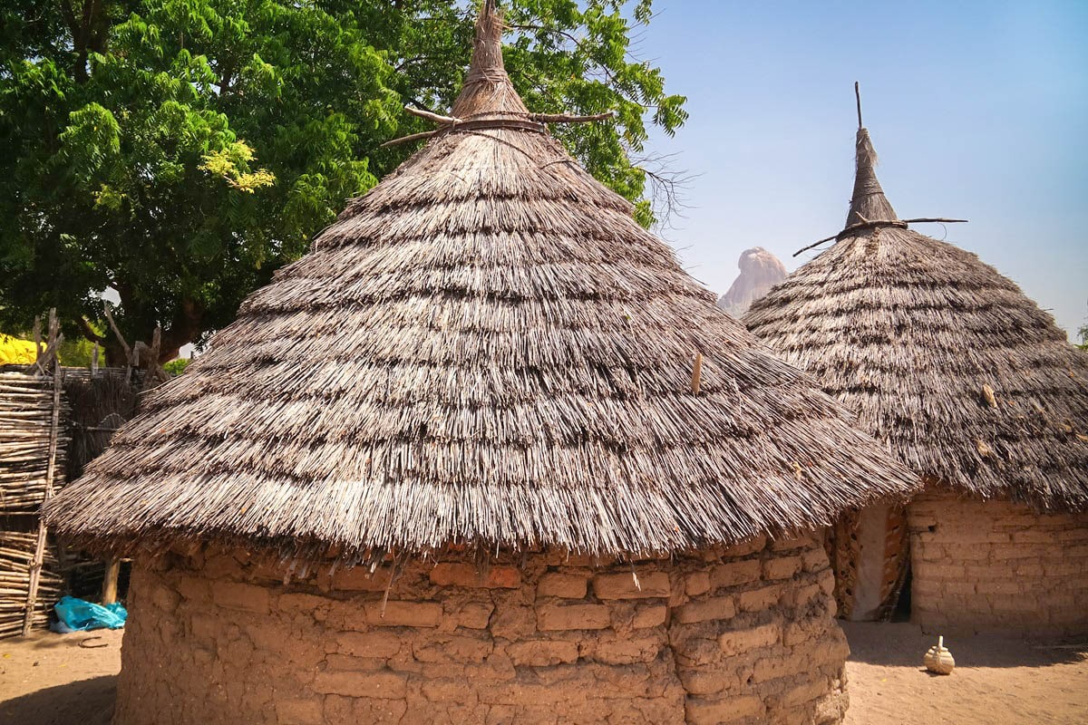 hutte traditionnelle au tchad