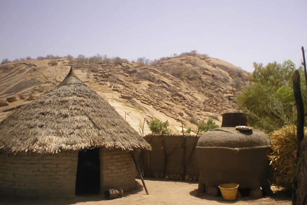 maison traditionnelle au Tchad