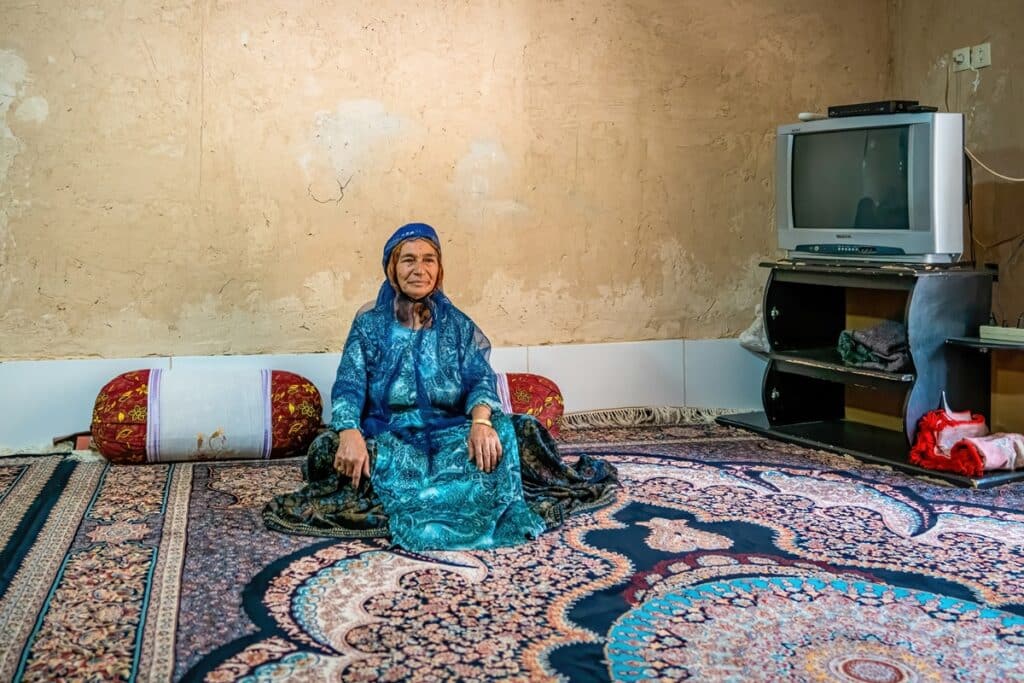 intérieur maison rurale iranienne