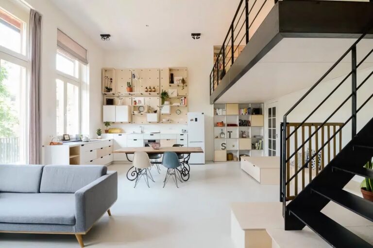 loft moderne dans ancienne école