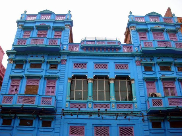 maisons colorées pakistan