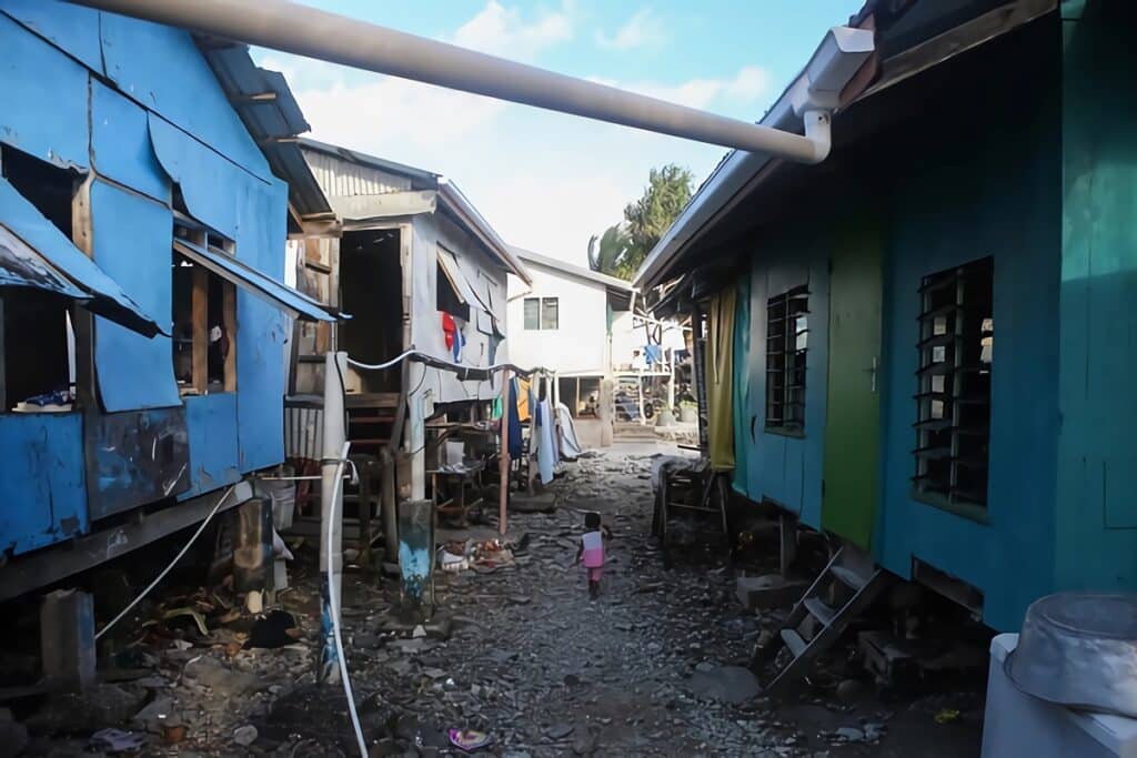 maisons aux Tuvalu