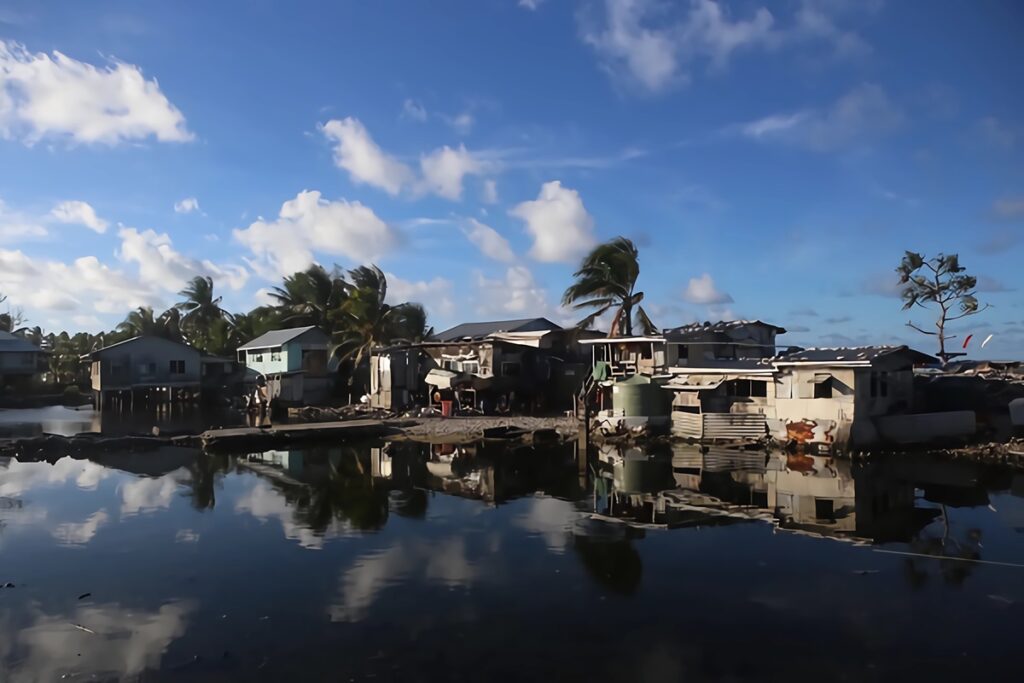 maisons aux Tuvalu