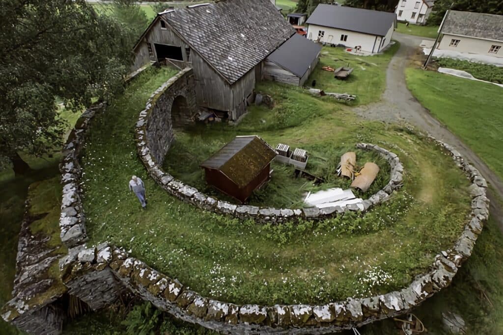 Architecture de conte de fée en Norvège