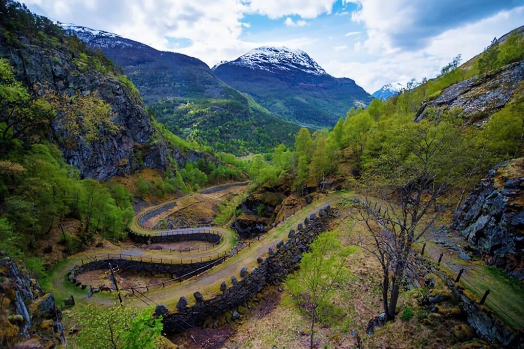 Architecture de conte de fée en Norvège